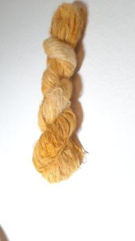 Alpakahailo Senf-Lace-Babysurialpaka/Seide