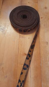 Lederriemen Leopard - eine Einheit sind 50cm