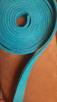 Lederriemen Türkis 1 Einheit sind 50 cm