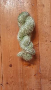 Engelshaar Grün-Sportsweight-Seide/Mohair/Polyamid non superwash