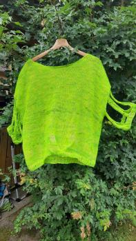 Strickrezept Knotenshirt