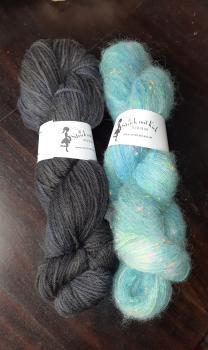 Preview: Mützenset Wendemütze blöschwarz