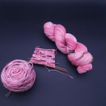 Deutsche Socke Rosa Stöckchen