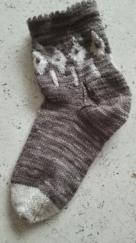 Strickanleitung Ablenkungssocke