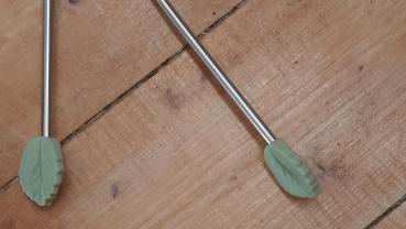 Maschenstopper Blatt grün