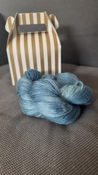 Luxus KaSei Blaumelange-Kashmir/Seide