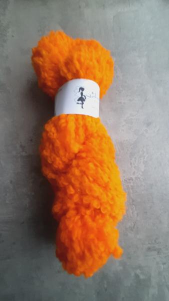 Teddy Orange-Chunky-Schurwolle/Alpaka non superwash