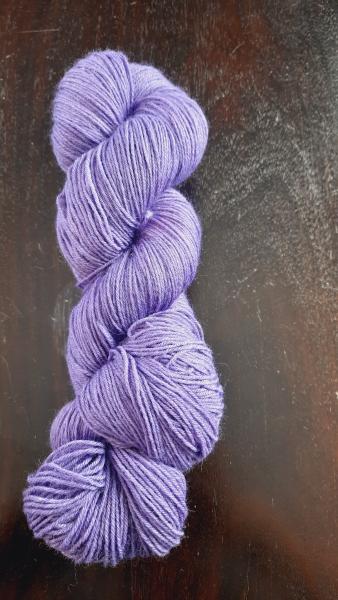 Deutsche Socke Lila-Fingering-Schurwolle/Polyamid