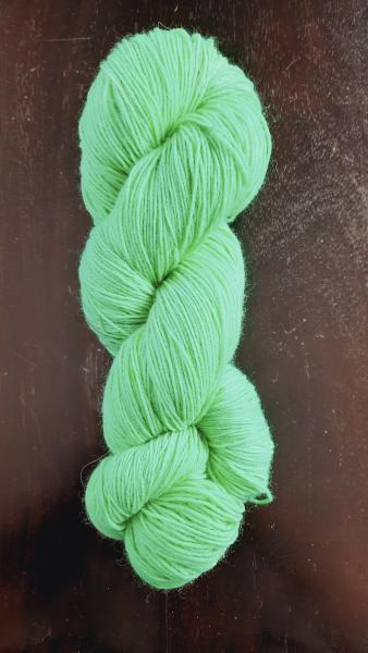 Deutsche Socke Mint-Fingering-Schurwolle/Polyamid