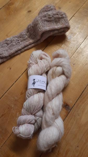 Strickset Littlescarf Rosenquarz