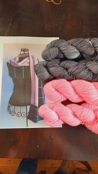 Weihnachstanstrick Pink