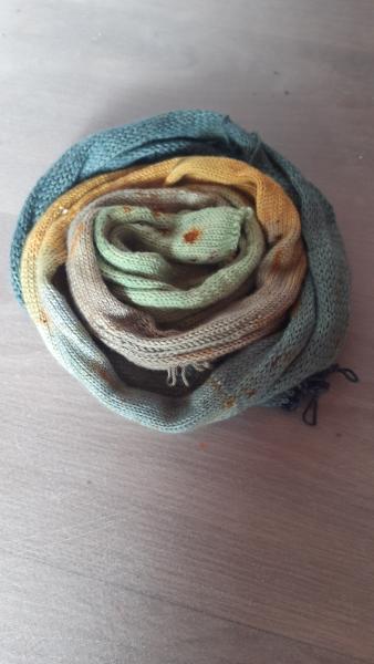 Verlaufsgarn grün Fingering