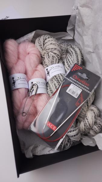 Strickbox Therapietuch rosa