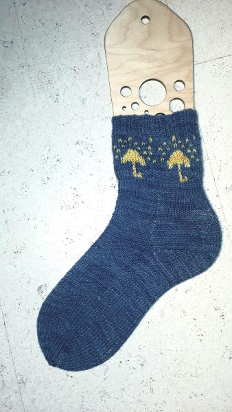 Strickrezept Regenschirmsocke