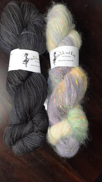 Mützenset Wendemütze Pastellherbst