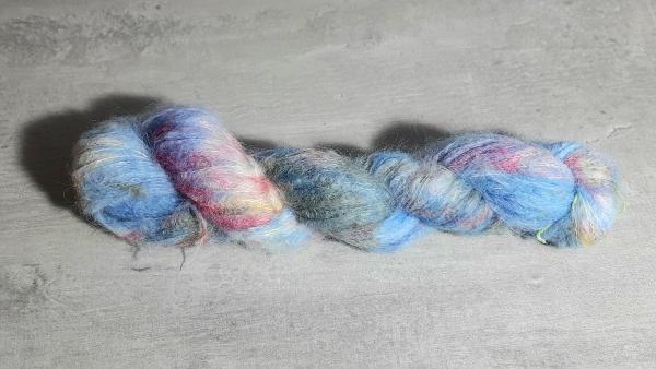 Alpakahailo Blaue Stunde-Lace-Babysurialpaka/Seide