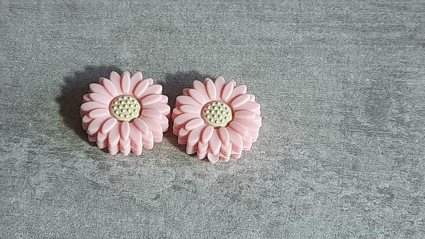 Maschenstopper Blume rosa