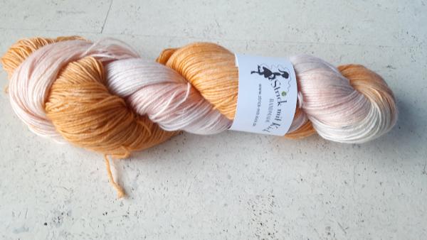 Socke lila Kamel-Fingering-Schurwolle/Polyamid