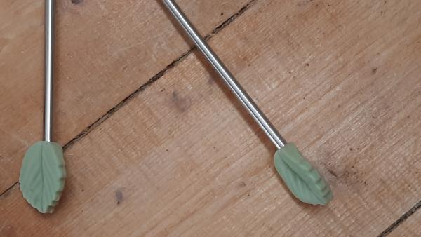 Maschenstopper Blatt grün