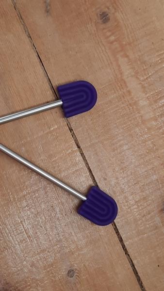 Maschenstopper Lila Regenbogen