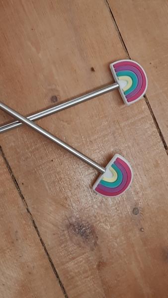 Maschenstopper Regenbogen